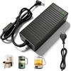 Keltorio Adattatore di alimentazione da 24 V, 10 A, convertitore di tensione da 240 W, 100 - 240 V AC a DC 24 V, adattatore con presa di uscita DC da 5,5 mm x 2,5/2,1 mm, per strisce LED, telecamere di