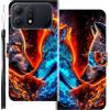 WUACYEAMING Custodia Compatibile con Honor Win Turbo,con Slot Carte PU Pelle Portafoglio Libro Case Antiurto Bumper Motivo Magnetica Flip Protettiva Resistente Due lupi