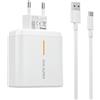 VoltWave 65W Oppo Caricatore Rapido con Cavo USB C 2m, per Oppo Reno8 T Find N2 Flip X5 Pro X5 Lite X3 Neo X3 Reno7 6 A54 A57 Oneplus 11 10T Nord 2T