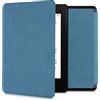 kwmobile Custodia eReader Compatibile con Amazon Kindle Paperwhite 11. Generation 2021 Cover - eBook Reader Flip Case - Cover eReader Simil Pelle - petrolio