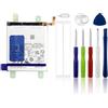 SwarKing Batteria di ricambio EB-BS918ABY compatibile con Samsung Galaxy S23 Ultra con toolkit