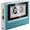 FiiO Echo Retro Hi-Res Digital Audio Player, Dual DAC Bluetooth Music Player, uscita bilanciata 4.4mm, schermo a colori, DAP portatile (celeste)