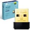 Tp-Link Archer T2U Nano Adattatore Usbwireless Ac600, Dual Bandwifi Dongle Per Pc, Desktop e Laptop, Supportawindows 10/8.1/8/7/Xp, Mac os 10.9.-.10.13