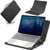 Smatree MS89 Custodia protettiva rigida in EVA con stand compatibile per 16 pollici LG gram Pro 2 in 1 16T90SP/OLED/OLED 2 in 1,GIGABYTE AERO 16 OLED BKF/BSF, 15,6 pollici AERO 15 XC/15 OLED/16 OLED