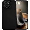 KEJI Cover Custodia in TPU, Morbido Custodia Cover Slim Anti Scivolo Custodia Protezione Posteriore Cover Antiurto per Motorola Moto G77 / MOTO G67 5G (NERO)