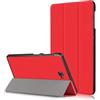 Skytar Custodia Samsung Tab A6 10.1 Pelle,Custodia Protezione Stand Folio Cover Case per Samsung Galaxy Tab A 10,1''(2016) SM-T580N/T585N Tablet (Rosso)