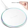 Eisreho Caricabatterie wireless, tappetino di ricarica wireless per iPhone 17/16/15/14/13/12/11 Pro/Pro Max/XS Max/XR/SE, stazione di ricarica wireless per Samsung Galaxy S22/S21S20/S10/S9/Note10/9, AirPods 2