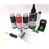 Generico Kit Ricarica Inchiostro Compatibile stampanti HP Envy serie 6100e per Cartucce HP 308 Nere e 308 Colore, 100ml Inchiostro nero e 3 x 50 ml colore con Clip Spurgatore e liquido pulizia testine
