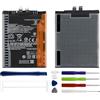 Duotipa Batteria di ricambio BM5T da 4900 mAh, compatibile con Redmi Note 13 Pro 4G / Xiaomi Poco M6 Pro 4G con kit di riparazione