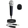 Generico Microfono Di Registrazione - Microfono Dinamico Leggero,Microfonoo Video Vocale Portatile, Registratore Audio Vlogging Compatto Per Microfonoo Audio Di Alta Qualità Per Giochi Podcast,Creazione D