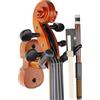 KingPoint Gancio per violino da parete, in legno di mogano, supporto per violino, per casa, studio, accessori per strumenti a corda