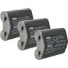 vhbw 3x batteria compatibile con Nikon D4, Z9 fotocamera (2600mAh, 10,8V, Li-Ion), infochip
