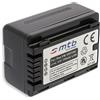 mtb more energy Batteria VW-VBT190 per Panasonic HC-V130, V160, 270, 380, V727... v. lista! [3.6V - 1780mAh - Li-Ion - Infochip (con indicazione del tempo rimanente di ripresa!)