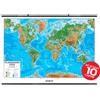 . Carta Geografica Planisfero - 10 Pezzi