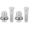 Generic ricambio bullone ruota Set Dadi E Bulloni Ruote Auto Accessori C2S50885 Compatibile Con Jaguar Per F-Type 2013-2019 Per S-Type 1999-2009 Per X-Type 2001-2009