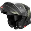 Bogotto H271 BT Taog Bluetooth Casco, nero opaco/verde, XL