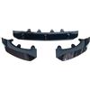 Eshgtuo Auto Labbro Inferiore Anteriore Spoiler Per BMW Per X3 G01 Per X4 G02 IX3 M-Pack 2022 2023 2024 MP Style Paraurti Anteriore Labbro Splitter Spoiler Accessori Esterni BodyKit(Gloss Black)