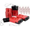 Spurtar 175A Batteria a sgancio rapido, 4 Pezzi Connettori Adatti per Cavo 1/0 AWG 12-36 V Kit di Recupero Cavi Jumper per Auto ATV Ascensori Motori Rimorchio Verricello, Rosso