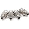 A ABSOPRO Raccordo per ingrassatore dritto per moto auto M6 x 1 in acciaio inossidabile (Set di 4)