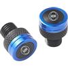 LIJUNSHANI Specchietto Retrovisore Per Gilera GP800 Fuoco Nexus 500 Runner 50 125 200 Tappi Foro Specchio(Blue)