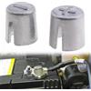 BAOSROY Coppie Manicotti Per Terminali Batteria,2pcs Manicotti Per Batterie,Adattatore Poli Batteria,Adattatori Per Convertitori Per Terminali Batteria Per Auto Manicotti Catodici Materiale Metallico Anodo
