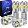 KOYOSO T10 W5W LED Super Luminosa 6000K 501 194 168 2825 Lampadina Cuneo per Dome Map Porta Luci di Cortesia（4PCS）