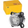 HELLA 1K0 015 050-121 LED-Faro principale, 90mm Essential R80, 12/24V, rotondo, Montaggio, interno, colore diffusore luce trasparente, anteriore Dx/anteriore Sx