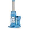 Charging Racer OMCN Sollevatore Idraulico a Bottiglia, 3000 kg, Altezza Massima 325 mm, Base 120x120 mm, Blu