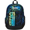 Seven Zaino Scuola Advanced, Nero Blu, MultiShade Boy, Zaino Doppio Scomparto...