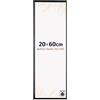 Dutch Frame Factory - Cornice 20x60 cm - Nero Lucente - Cornice per foto in Plastica con vetro plastico Antiriflesso - Cornice portafoto 20x60 cm - Easy