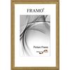 FRAMO Cornice foto barocco 31 x 46 cm in legno massello | vecchio-Dorato | Colore/dimensione selezionabile | Cornice antica d'epoca retrò N°086