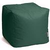 Avalon - Pouf Poggiapiedi CUBO Jive, Puff Poggiapiedi Divano quadrato, Pouffe Imbottito in Tessuto Tecnico Resistente e Antistrappo, Comodo e Impermeabile, Made in Italy (45cm-Verdone)