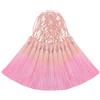 Aokbean 50 mini nappe in seta per artigianato fai da te, segnalibri, graziosi gioielli con perline, orecchini per ragazze, portachiavi, laurea, piccole chiavi, nastro lungo da cucire, tende, decorazione per