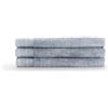 COGAL® - Set 3xAsciugamani 500 gr/mq Modello Essentia - 60x100 cm - Spugna 100% Cotone, con Riccio Alto, Morbido e Ultra Assorbente - SOFT GREY