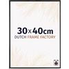 Dutch Frame Factory - Cornice 30x40 cm - Nero Opaco - Cornice per foto in Plastica con vetro plastico Antiriflesso - Cornice portafoto 30x40 cm - Easy