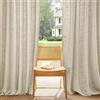 PONY DANCE Tenda Beige Lino 220g/m² Semitrasparente per Salotto Moderne Tenda Camera da Letto per Binario a Soffitto 1 Pezzo L 300 x A 225 CM Linen Curtain per Interni