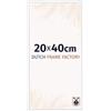 Dutch Frame Factory - Cornice 20x40 cm - Bianco Lucente - Cornice per foto in Plastica con vetro plastico Antiriflesso - Cornice portafoto 20x40 cm - Angers