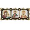 NKlaus Icona Auto Trittico GM Da Kazan - Gesù Cristo - San Nicola Cristiano 11327