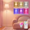 DUSKTEC Lampada Da Terra Intelligente Per Soggiorno Cambio Colore RGB