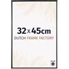 Dutch Frame Factory - Cornice 32x45 cm - Nero Lucente - Cornice per foto in Plastica con vetro plastico Antiriflesso - Cornice portafoto 32x45 cm - Easy