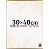 Dutch Frame Factory - Cornice 30x40 cm - Oro - Cornice per foto in Plastica con vetro plastico Antiriflesso - Cornice portafoto 30x40 cm - Easy