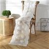 EXQULEG Runner da tavolo in macramè, vintage, in pizzo, per decorazione da tavolo, matrimoni, festival, feste boho, decorazione per la casa (40 x 180 cm)