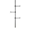 JONASHER Appendiabiti regolabile a 3 livelli, appendiabiti, da pavimento a soffitto, asta di tensione, organizer per appendere vestiti, sciarpe, cappelli, borse, borse, 110-310 cm