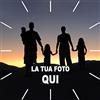 Stileitaliano Orologio da Parete personalizzato in Legno moderno con Trattini Bianchi Orologi a muro con foto stampa fotografica 25cm x 25cm Quadrato Idea Regalo per la Casa