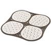 Bama Tappeto Doccia 53x53cm Relax Tortora 700, Come da Foto