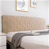 uyeoco Copertura per Testiera per Letto Copri Testata Letto Matrimoniale/Singolo Premium Imbottita Elastica Copritestata Letto Velluto Fodera Protezione Anti-collisione Cuscino