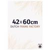 Dutch Frame Factory - Cornice 42x60 cm - Bianco Lucente - Cornice per foto in Plastica con vetro plastico Antiriflesso - Cornice portafoto 42x60 cm - Easy