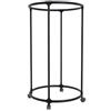 Generico Appendiabiti Rotondo Girevole A 360°,Espositore For Vendita Al Dettaglio Da Pavimento,Organizzatore Di Abbigliamento Commerciale Con Ruote,per Lavanderia Boutique Casa(Black)