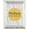 Wallazz Cornice Portafoto in Legno Pregiato - Made in Italy - Vetro Sintetico Infrangibile Crilex - Disponibile in Diverse Varianti - Design Italiano e Qualità Artigianale, 30x45cm Argento