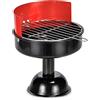 Hi 16053 Posacenere im Grill di Design, Metallo, Multicolore, 18 x 18 x 10 cm